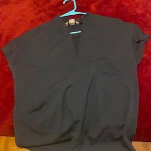 Blouse extended sleeve h and m blue green
